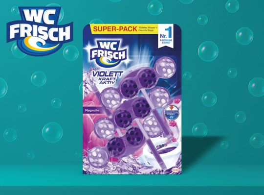 WC Frisch WC Stein Kraft Aktiv Violettspüler