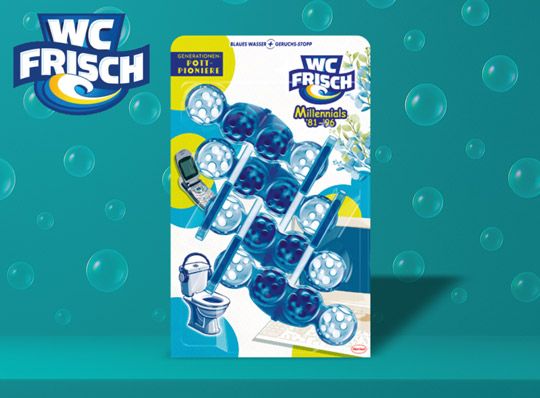 WC Frisch WC Stein Kraft Aktiv Blauspüler