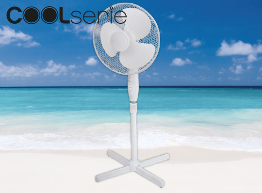 COOLserie Standventilator, Ø 40 cm, 45 Watt, weiß