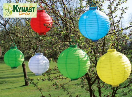 KYNAST Lampion Ø 20 cm, aus Papier, 5 Farben