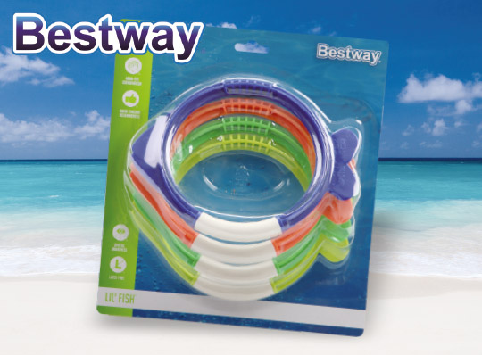 Bestway Tauchringe Lil Fish 4er-Pack