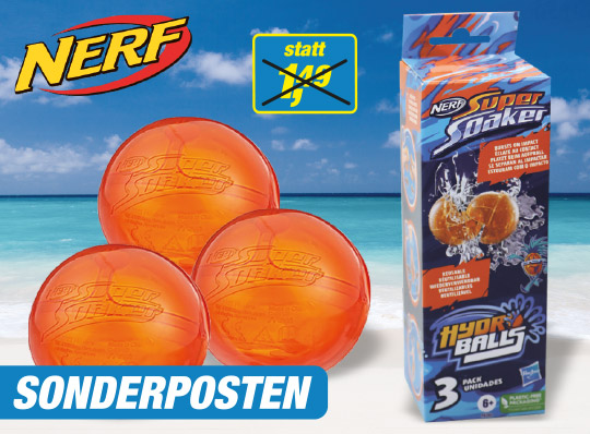 NERF Hydro Balls, 3er-Set