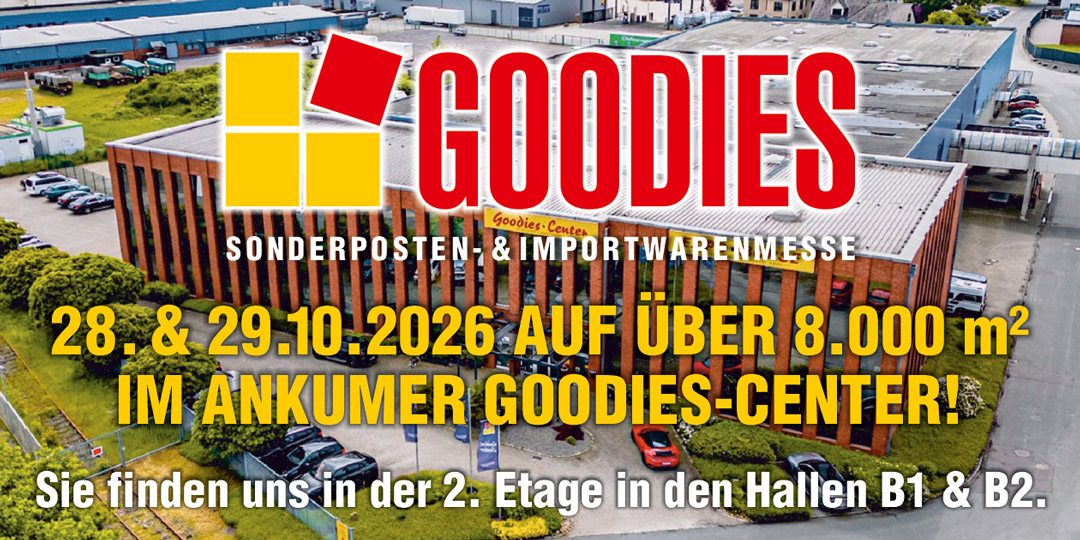 Goodies Sonderposten und Importwarenmesse Oktober 2026