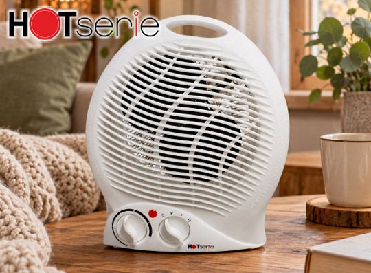 HOTserie Heizlüfter, 2000 Watt, weiß